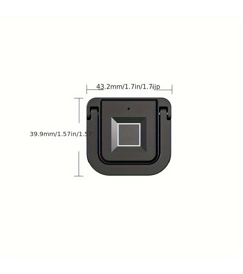 Smart Biometric Fingerprint Keyless Hidden Lock F007 For File Drawer Wardrobe Cabinet Secure Electric Lock Fit For Home Office DIY Wooden Furniture - Image 3
