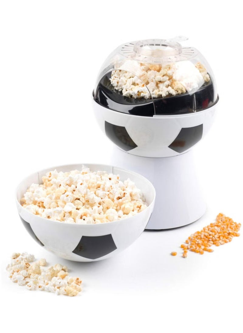 Generic Popcorn Maker Soccer Ball Hot Air Popcorn Maker, Electric Popcorn Maker for Holding Parties in Home And Watching Movies with Family, Healthy And Delicious Snack for Kids, Adults  - Image 1