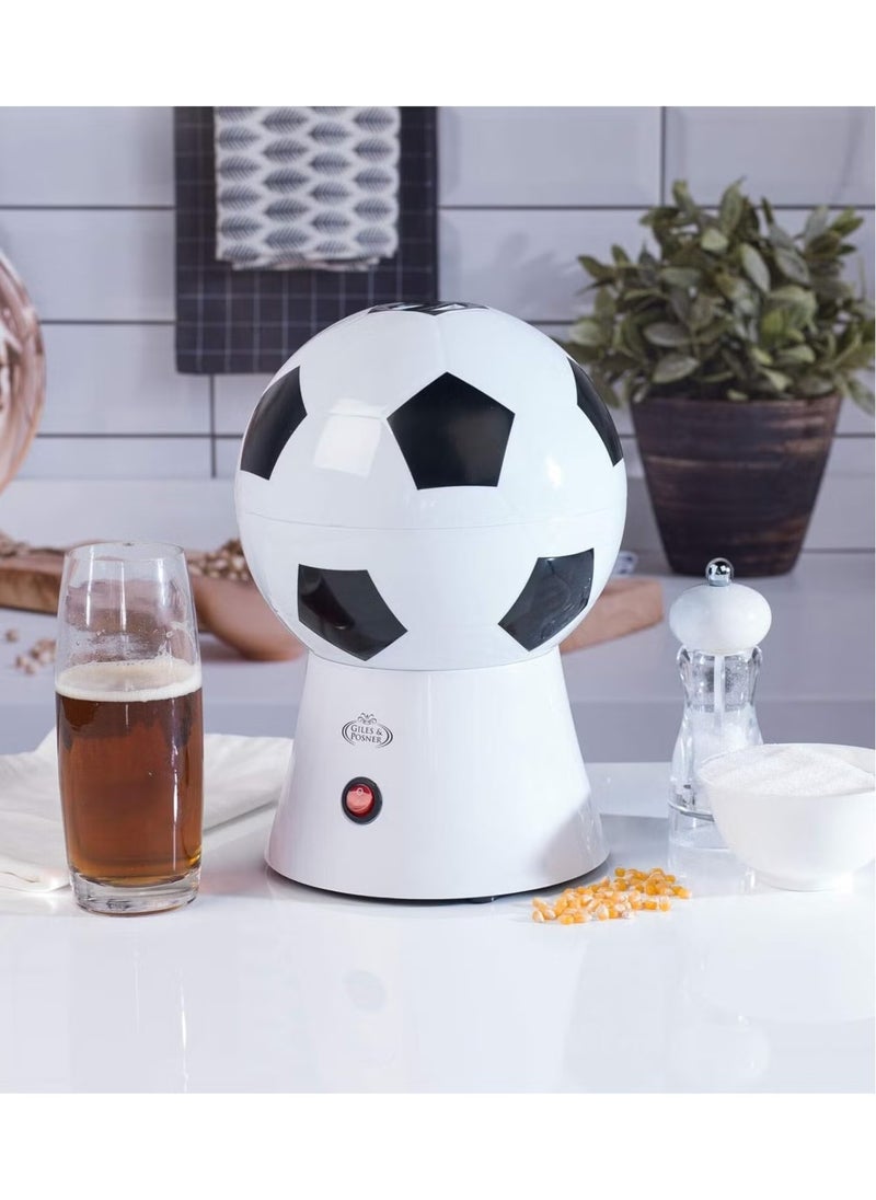 Generic Popcorn Maker Soccer Ball Hot Air Popcorn Maker, Electric Popcorn Maker for Holding Parties in Home And Watching Movies with Family, Healthy And Delicious Snack for Kids, Adults  - Image 2