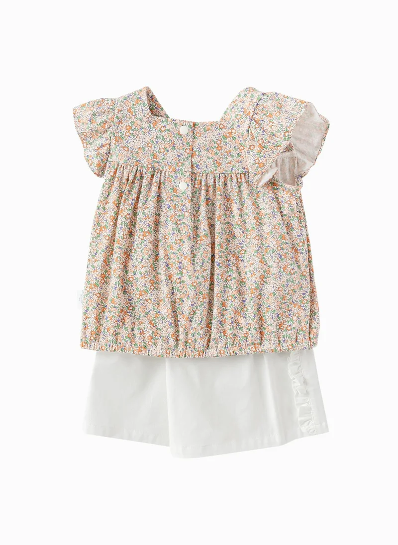 Balabala Baby Girl Knit short sleeve suit