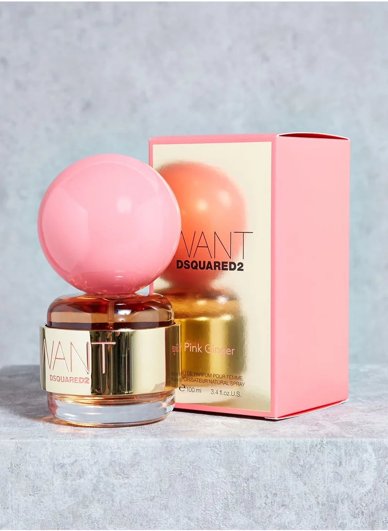 DSQUARED2 Want Pink Ginger Eau De Parfum Spray 100ml/3.4oz