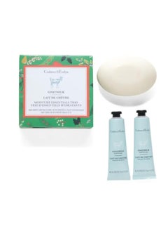 Crabtree & Evelyn Crabtree  Evelyn Goatmilk Bar Soap 65 oz  Hand Therapy 9 oz Set 