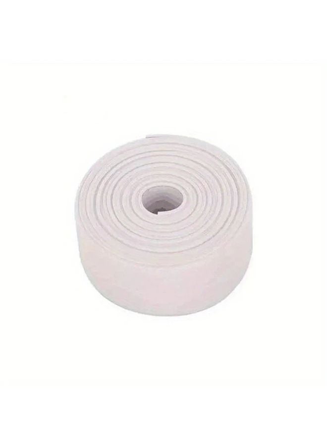 White Waterproof Self Adhesive PVC Sealing Strip 2pcs For Bathroom Kitchen Sink - Image 5