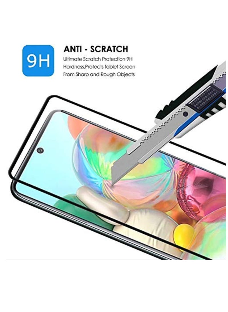 vesus Samsung Galaxy A53 5G / A52s / A52 / A51 / S20 FE / M31s Screen Protector Tempered Glass Full Glue Edge-to-Edge Protector(4 Pack) - Image 4