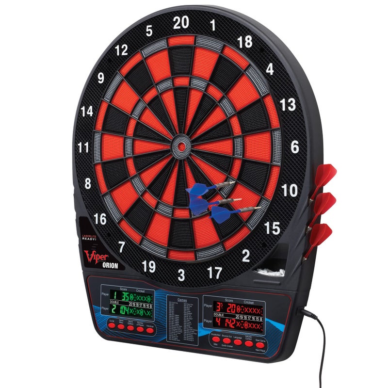 Viper Orion Electronic Dartboard Pro Size Over 40 Games Jumbo Dual-Color LCD Cricket Display with Impact-Tough Nylon Target for Lasting Durability Fewer Bounce Outs with Soft Tip Darts and Extra Points - Image 3