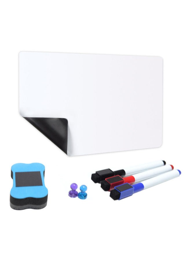 Generic Adjustable Soft Magnetic Whiteboard Set White/Blue/Black  - Image 1