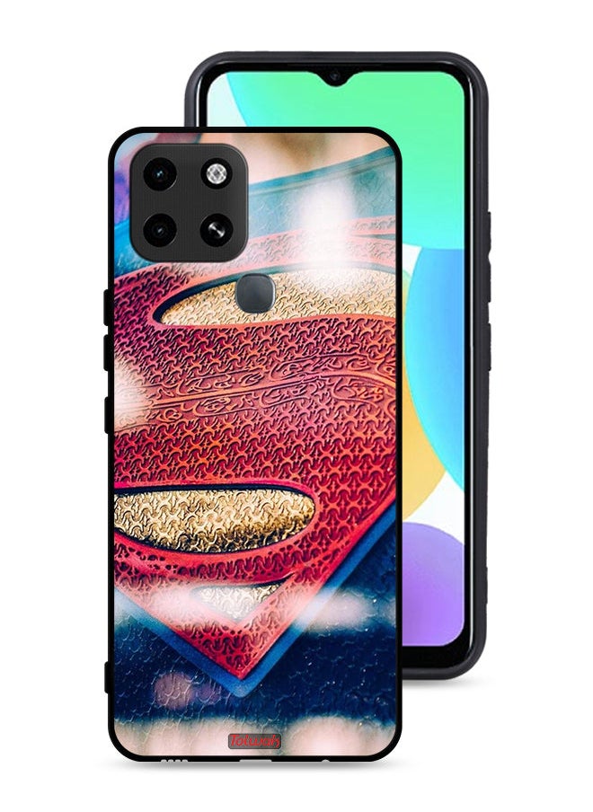 Tolwak - Infinix Smart 6 Protective Case Cover Superman Logo - Image 1
