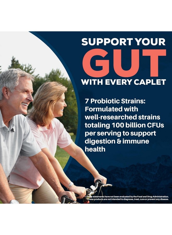 أيوش هيربس أيوش هيربز بروبيوتيك ١٠٠ ب - بروبيوتيك للنساء، بروبيوتيك للرجال، بريبيوتيك وبروبيوتيك لصحة الجهاز الهضمي، تخفيف الغازات، توازن ميكروبيوم الأمعاء - ٦٠ كبسولة نباتية (١ كبسولة) - Image 4