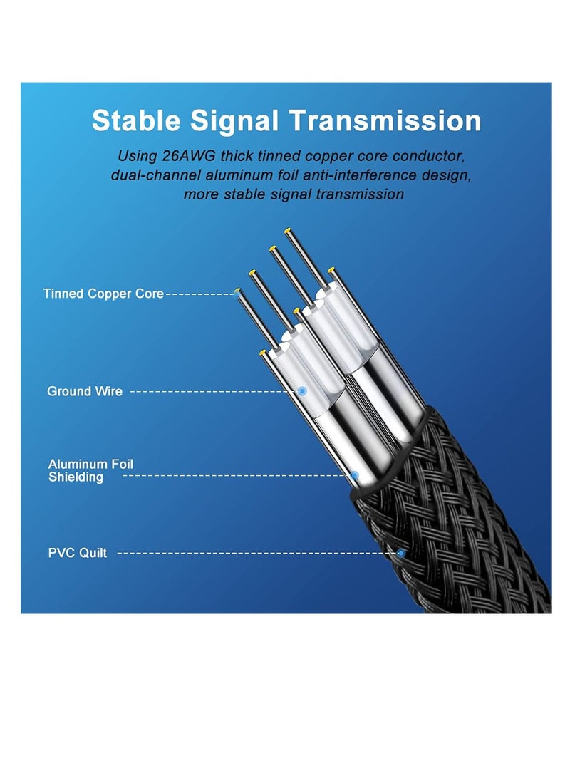 KASTWAVE SATA III Cable, 6Gbps Straight HDD SDD Data Cable, SATA 3.0 Nylon Braided Cable with Locking Latch for SATA HDD, SSD, CD Driver, CD Writer, 20 Inch, Black, 5 Pack - Image 5