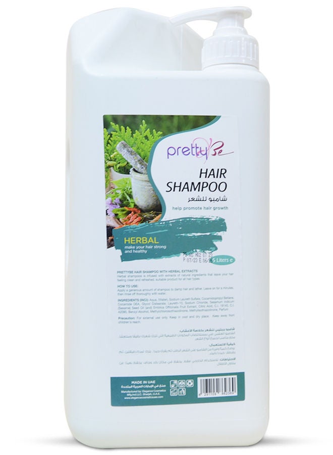Pretty Be Hair Shampoo with Herbal Extracts 5L - Image 1