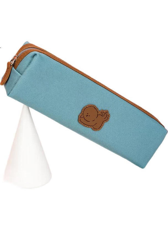 Deli Large Capacity Pencil Case For Students, Fresh Small Square Multi-Purpose Stationery Box, Pencil Storage Bag, Single Piece, Random Color - Image 3