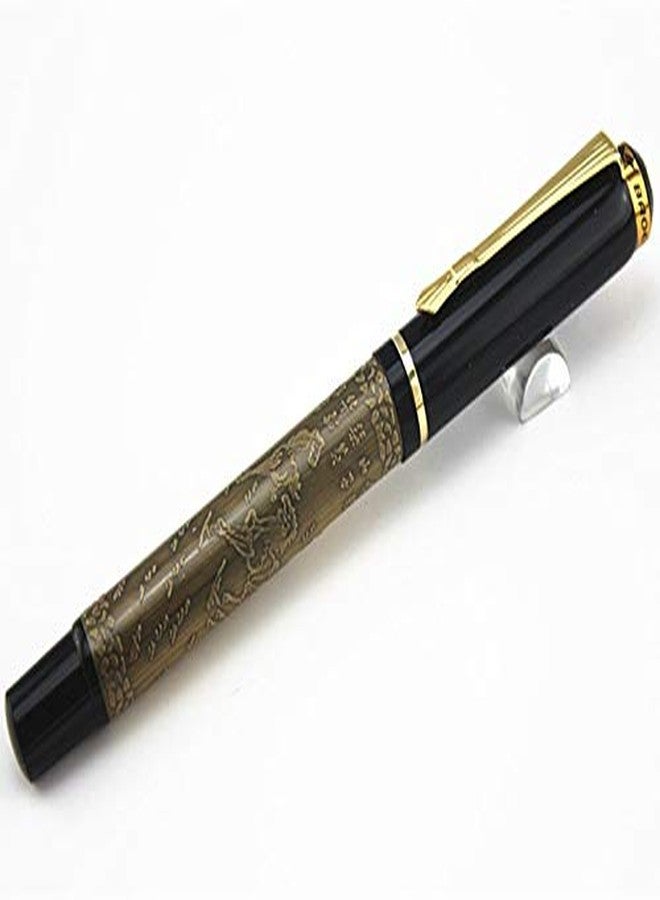 ABAJ "The Eight Horses Embossing Bronze Roller Pen - Image 1