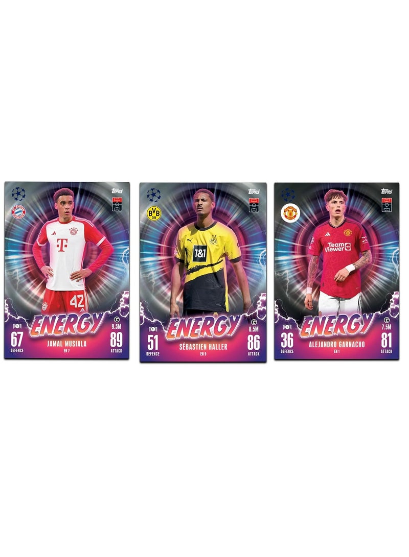 توبس لعبة بطاقات التداول والتحصيل UEFA Champions League Match Attax 23/24 (عبوة متدفقة - عبوة من 40 قطعة) - Image 5