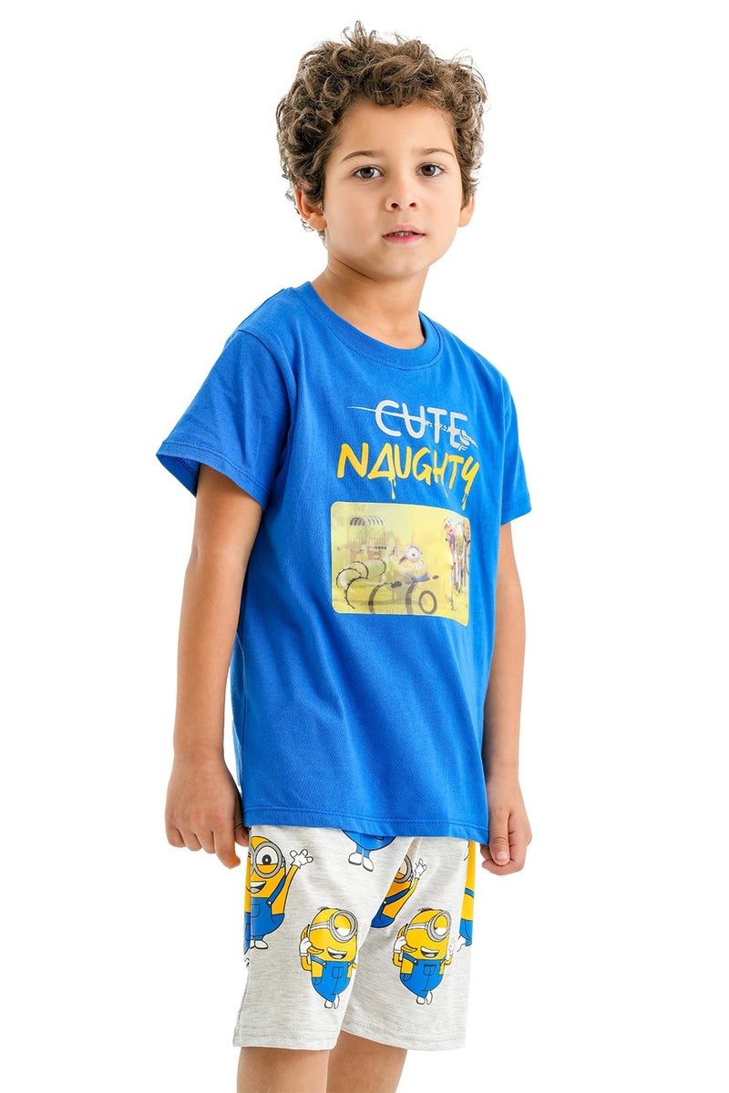 JOCKEY Boy Minion Printed Summer Shorts Set