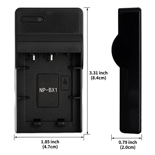 Norifon NP-BX1 USB Charger for Sony Cyber-Shot DSC-RX100, DSC-RX100 II, DSC-RX100 III, DSC-HX90V, DSC-WX350, DSC-WX500, HDR-AS15 Camera and More - Image 4