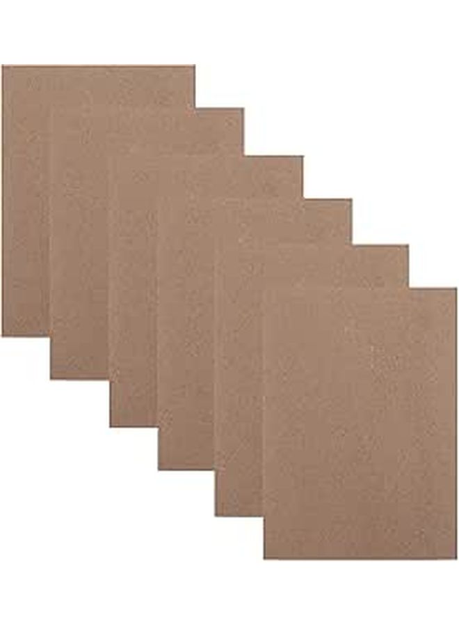 Flower Press Kit with 6 Wooden Pressing Boards and Water Absorbent Paper for Drying Leaves and Crafts - Image 1