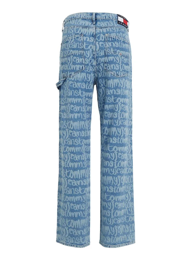 TOMMY JEANS High Waist Printed Jeans