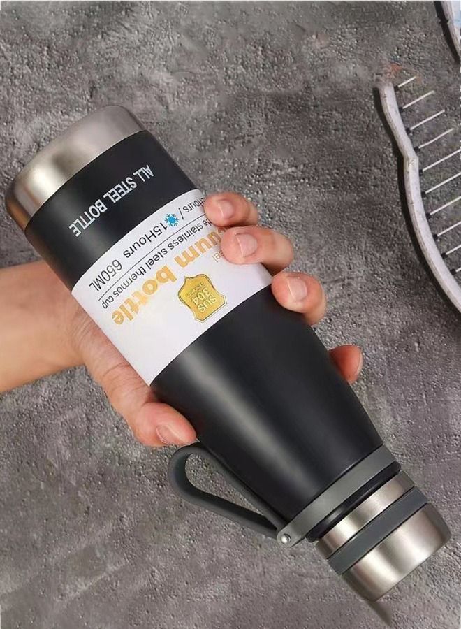 Taiahiro Stainless Steel Reusable Water Bottle - Vacuum Insulated, Dishwasher Safe, BPA-Free, Non-Toxic - Image 2