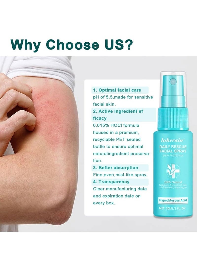 lakerain Hypochlorous Acid Spray for face, Daily Rescue Facial Spray, Toner Soothing and Purify, Facial Mist, Support Against Irritation, Calm Redness  - Image 5