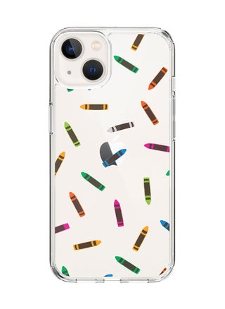 Classic Clear Case for Apple iPhone 15 Hybrid Soft Case Flexible Edges Anti Drop TPU PC Gel Thin Transparent Cover [ Designed for Apple iPhone 15 ] - Crayon Pary - pzsku/ZB05AEA28A228942DB507Z/45/_/1696341956/fd5b7bed-23b2-466c-a746-209e9942ac20