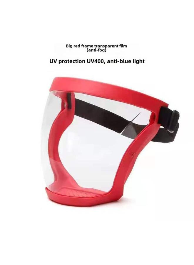 Generic Full-face Hd Anti-fog Multi-functional Protective Mask For Pesticide Welding Dust-proof Water-splashing Festival Drifting Water Fight Mask 