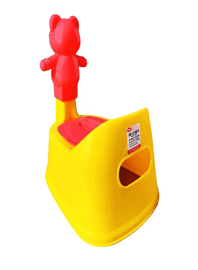 SONAL - PANDA (Small Size) Baby Potty Training Toilet seat without Removable Tray, Lid For Boy And KIds (Age 6-12 Mths) Potty Seat/Potty Box. (Yellow) - Image 4