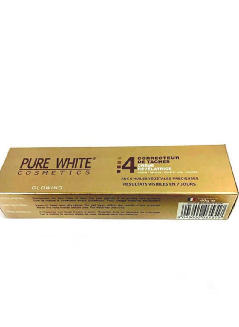 Pure White Cosmetics Pure White Gold Cream Pure White Skin Corrector 40G 