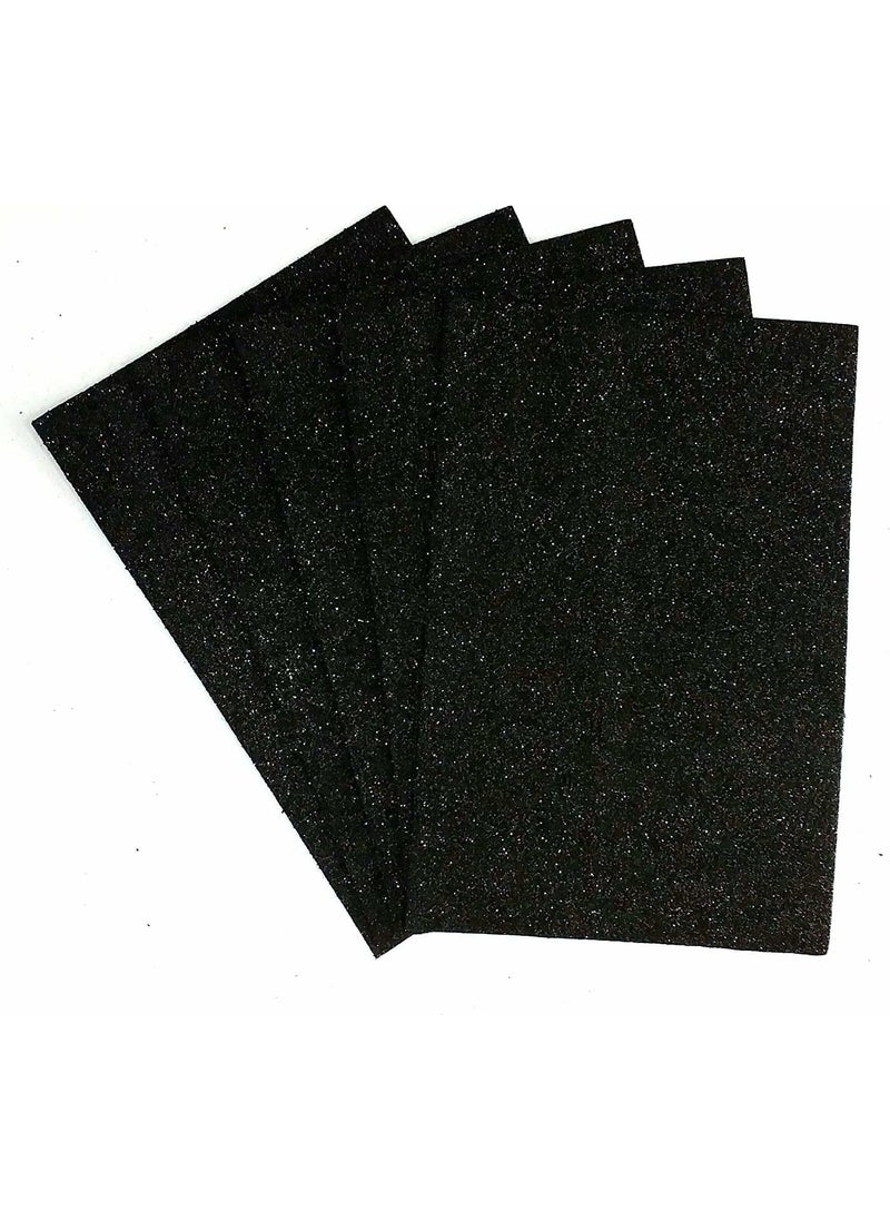 Ticon A4 Glitter Eva 40 Pieces 20 x 30 cm Black  - Image 4