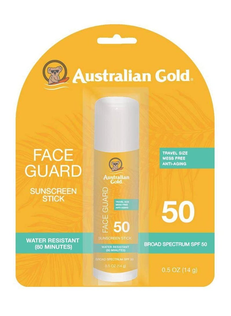 Australian Gold Australian Gold Spf#50 Face Guard Stick 0.6 Ounce (17ml) (3 Pack) 
