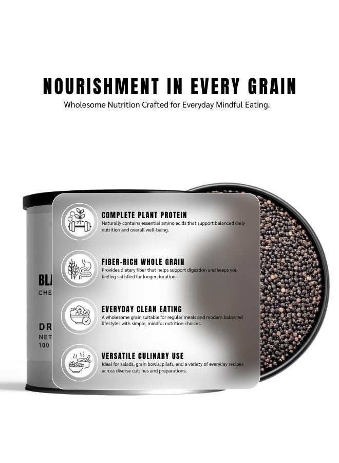 AWAFI MILL Black Quinoa (Whole Grain) | Naturally Pigmented Pseudocereal • Nutty Aroma, Firm-Chewy Bite • For Bowls, Salads, Pilafs and Stuffed Veg -  500 g | 17.6 Oz - Image 2