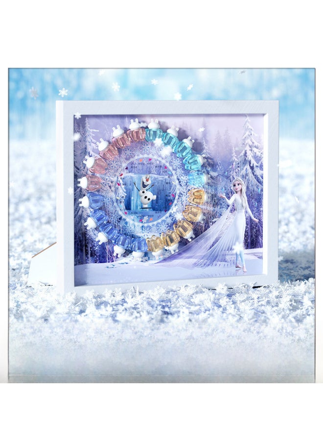 Generic Disney Deciduous Teeth Storage Box Girl Children's Teeth Commemorative Box Baby Boy's Preservation Pack Dental Change Photo Frame-Color:Racing Story ABS Box-colored Crystal Teeth  - Image 3