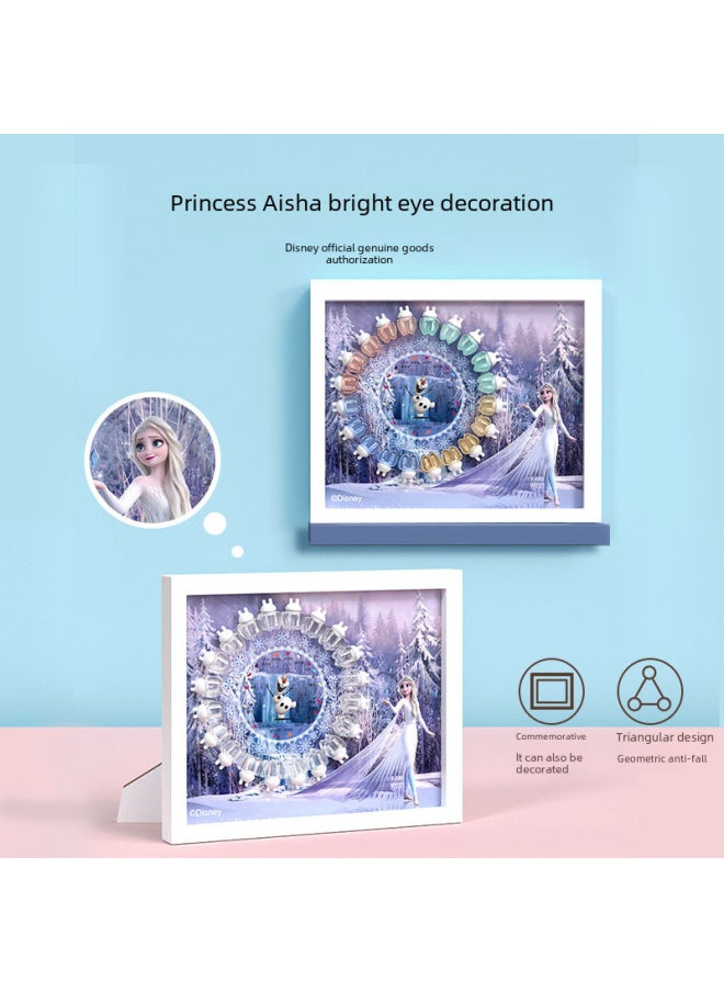 Generic Disney Deciduous Teeth Storage Box Girl Children's Teeth Commemorative Box Baby Boy's Preservation Pack Dental Change Photo Frame-Color:Racing Story ABS Box-colored Crystal Teeth  - Image 5