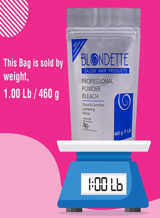 Blondette Powder Bleach, Blondette Salon Professional Powder Bleach blue dust-free (460) - Image 4