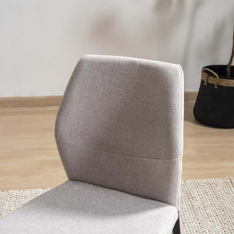 Pan Home كرسي طعام هالسي - بيج وأسود - Image 2