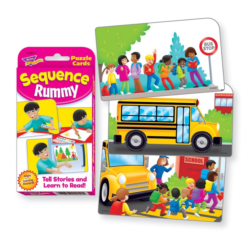 Trend Enterprises Sequence Rummy Challenge Cards - Image 2