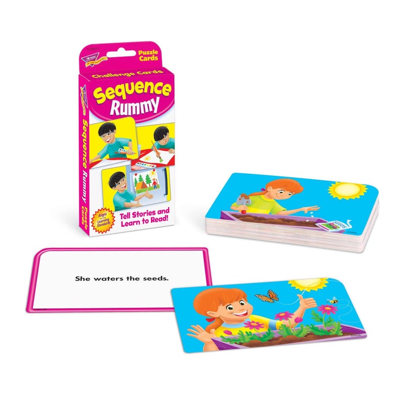 Trend Enterprises Sequence Rummy Challenge Cards - Image 3