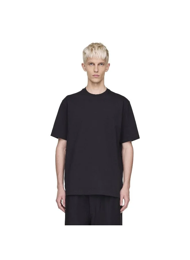 اديداس تيشيرت أديداس أسود بأكمام قصيرة للجنسين