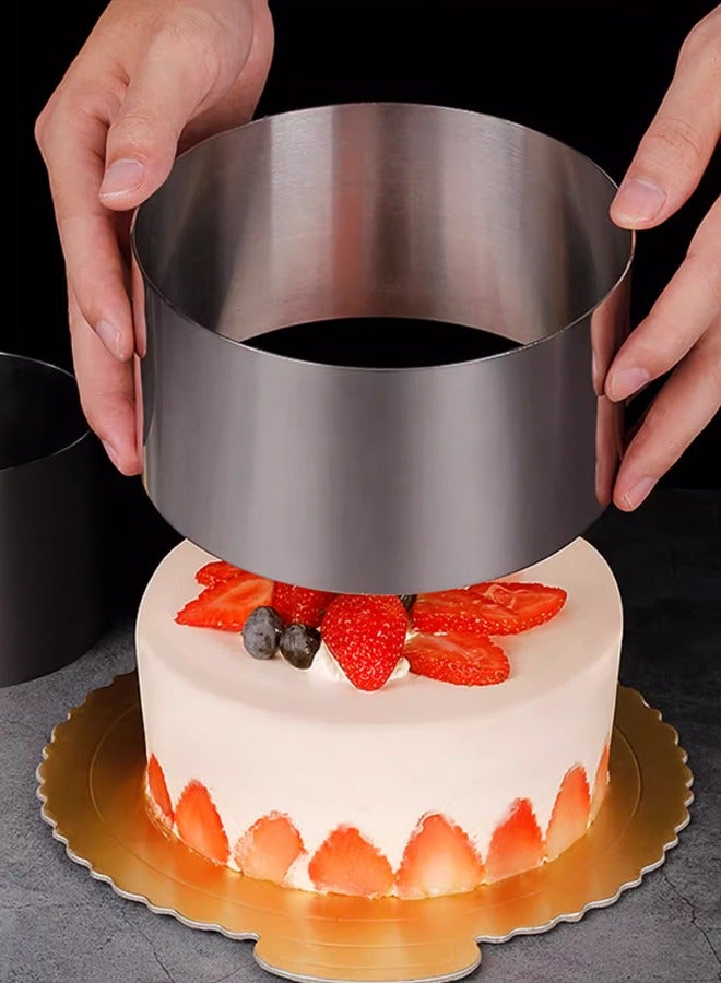 Morlife 2 Packs Kitchen Craft Cooking Cake Ring  10*10*5CM - Image 3