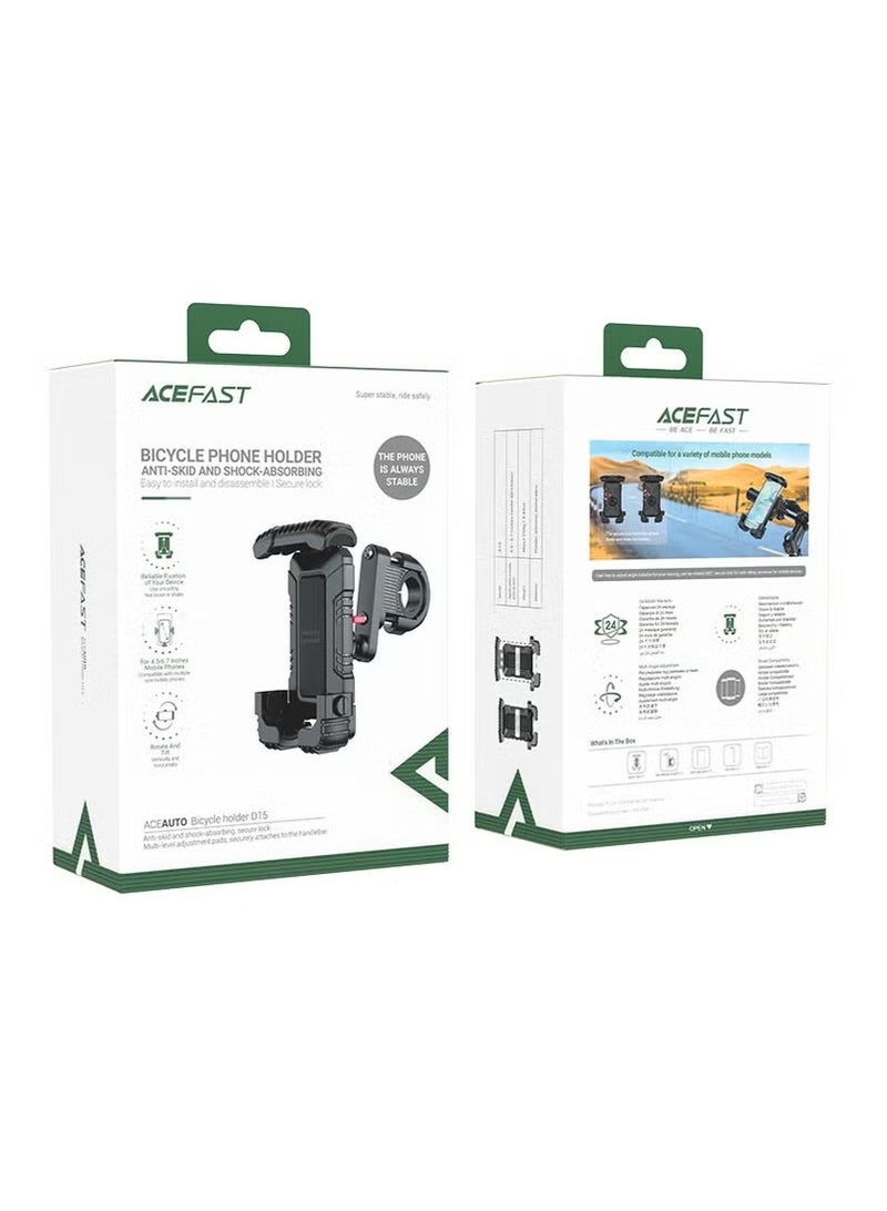 ACEFAST ACEAUTO D15 Bicycle Phone Holder – Secure, Adjustable & Shockproof Mount - Image 1