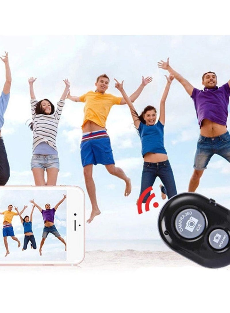 ELTRAZONE Remote Control Button Bluetooth Phone Selfie Stick Shutter Release (Black) - Image 5