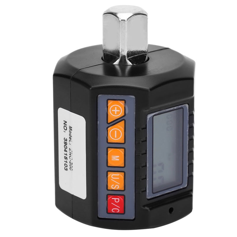 Digital Display Torsion Meter 6-200N.M 1/2 Inch Drive 3 Working Modes - CW±2% CCW±2.5% Accuracy Torsion Wrench with Backlight for Automotive Bike Maintenance - Image 2
