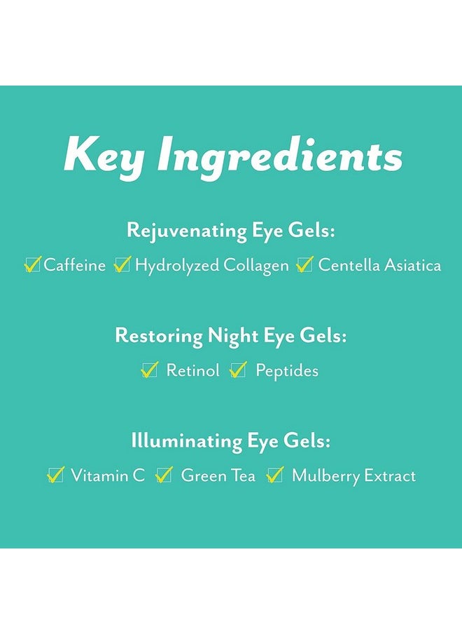 Patchology All Eyes On You Under Eye Patches For Dark Circles And Puffy Eyes Care & Treatment Under Eye Mask With Collagen Retinol Green Tea Eye Bags Puffiness & Wrinkles Reducer (6 Pairs)  - Image 5