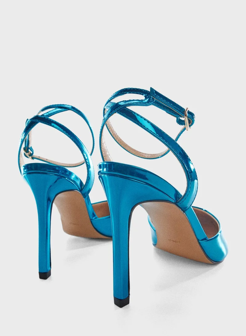 MANGO Mint Sandals