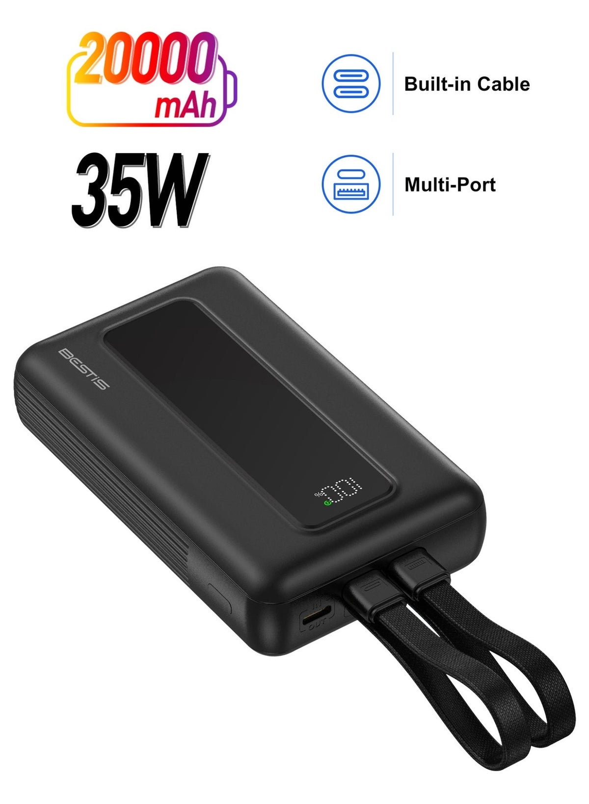 BESTIS BESTIS ap-27 Power Bank 35W 20000mAh 362 g ZB05BA26F3652A30058F1Z