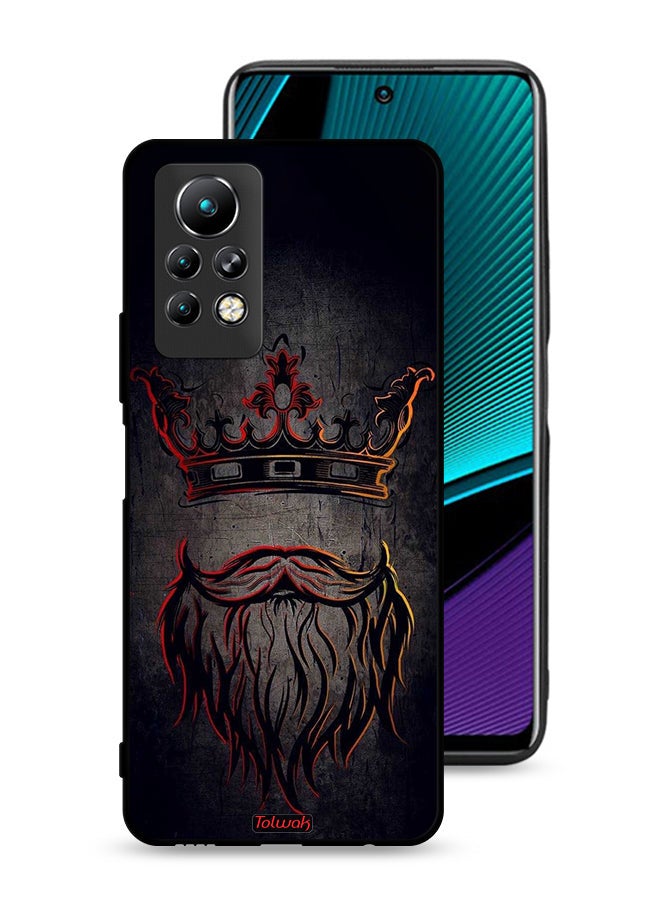 Tolwak Infinix Note 11 Pro Protective Case Cover King Artwork - Image 1