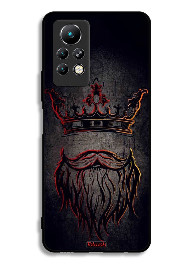 Tolwak Infinix Note 11 Pro Protective Case Cover King Artwork - Image 2