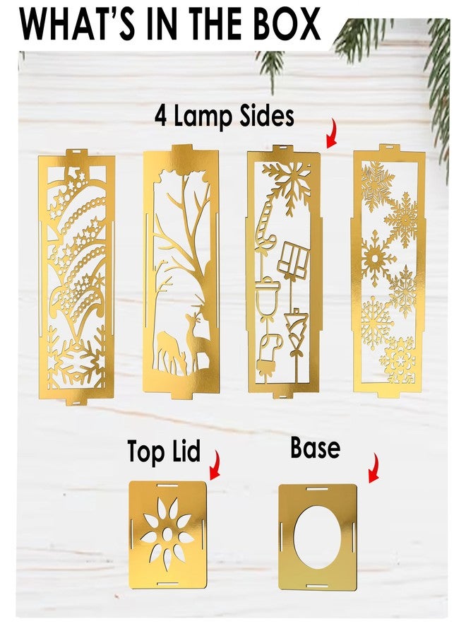 SOLOBOLO Christmas Decoration Items Light Box | Xmas Table Candles Lights Decor | Christmas Lanterns | Christmas Decoration Candle Holder - Image 2