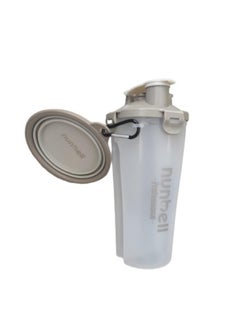 PET -3 In 1 Portable Dog Water And Food Bottle With 1 Collapsible Pop-Up Bowls, Leakproof Bottle With 2 Compartments For Travel, Camping, Hiking  - Image 3