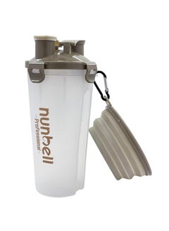 PET -3 In 1 Portable Dog Water And Food Bottle With 1 Collapsible Pop-Up Bowls, Leakproof Bottle With 2 Compartments For Travel, Camping, Hiking  - Image 1