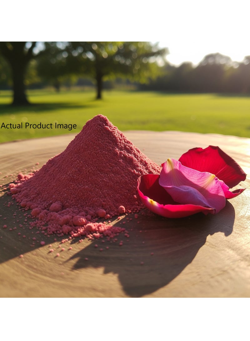 مملكة الإكسسوارات مسحوق الورد (250 غرام) - طبيعي 100% وخالي من المواد الحافظة | مناسب لجميع أنواع الشعر والبشرة | يرطب ويخفف التهيج - Image 5